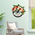 thumbnail image 3 of Corona de primavera Guirnalda artificial Corona de otoño artificial Todos los años Corona floral para decoración de fiesta de porche Decoración del, 3 of 5