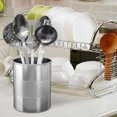 thumbnail image 2 of Stainless steel 2QT Utensil organizer Tools Caddy, Flatware Caddy Organizer for Kitchen Countertop Storage Dining Table Comfortable, utensil organizer for Kitchen Counter TG-UH-2H, 2 of 4