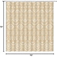 thumbnail image 4 of Boho Geometric Shower Curtain Orange Modern Farmhouse Tribal Retro Western Aztec Abstract Mid Century Art Fabric Bathroom Curtains Decor Set with Hook(72" WX72 H), 4 of 4