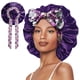 thumbnail image 1 of Turbante satinado de seda Vettres para dormir, pelo liso, 1 of 6