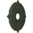 thumbnail image 2 of Ekena Millwork 16"OD x 3 1/2"ID x 1"P Attica Thermoformed PVC Ceiling Medallion (Fits Canopies up to 5 5/8"), UltraCover Satin Hunt Club Green, 2 of 5