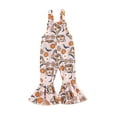 thumbnail image 1 of Newborn Baby Girl Halloween Jumpsuit Overalls Sleeveless Cartoon Print Romper Bell-Bottoms, 1 of 8