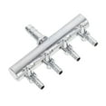 thumbnail image 3 of KAKOWELY 4 Ways 8 to 4MM Stainless Steel Aquarium Outlet Inline Air Pump Flow Lever Control Manifold Splitter Switch Tap Oxygen Tube Distributor Silver,3.03"X2.2"X2.2", 3 of 5