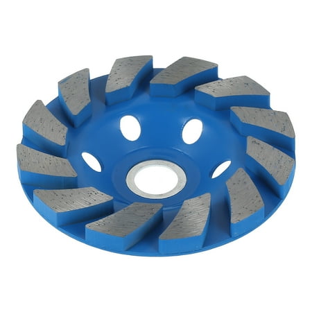 

MTFun 4 Inch Diamond Grinding Wheel 65 Manganese Steel Heavy Duty Turbo Row Diamond Grinding Wheel Disc Angle Grinder for Wood Granite Stone Marble Masonry Concrete