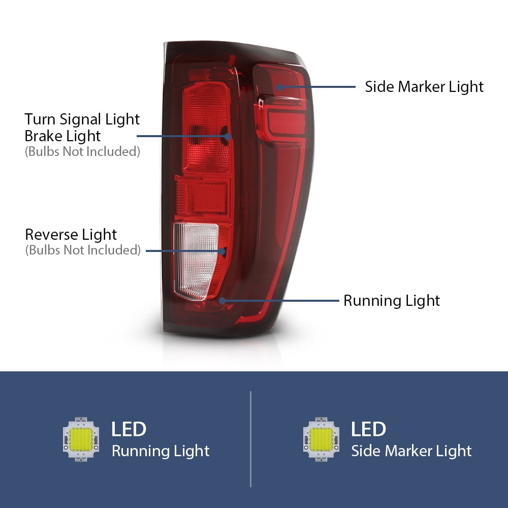 Right Passenger Side Halogen Tail Light Brake Lamp Fit For GMC Sierra 1500 2019-2021