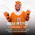 thumbnail image 5 of Clemson University Tiger Snugible 2-in-1 Blanket Hoodie  Pillow, 5 of 7