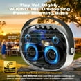 thumbnail image 4 of High-Power Portable Party Speaker - Dual Subwoofers for Deep Bass & HIFI Audio - Wireless 5.0/USB/AUX, LED Lights - Fast Charging, 30H Playtime - For Home, Outdoor & Events, 4 of 11