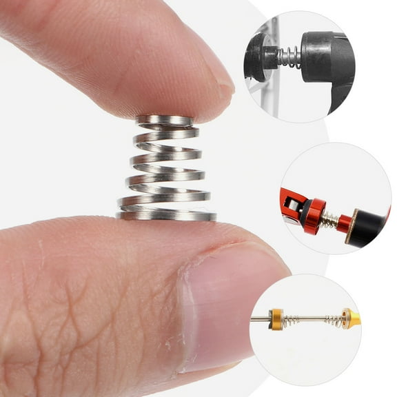 STRANDCHIC Stainless Steel Bike Wheel Springs Easy to Use Replacement Accessories for Mountain Bikes 100pcs Silver