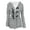 Gray#1, variant on Winter Coats for Women Womens Tops Plus Women Color Horn Buttons Cardigan Padded Hooded Coat Jacket Overcoat Black S