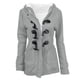 thumbnail image 1 of Chaquetas y abrigos casuales con capucha de manga larga para mujer, chaqueta con capucha cálida de invierno, abrigo de manga larga con capucha y bolsillo para mujer, 1 of 9