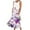 ☪080-Purple, variant on Nuoqisi Women's Summer Sundress Fashionable Sleeveless and Round Neck Printed Long Dress