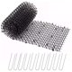thumbnail image 1 of Apuakthei GDRHVFD | Alfombra antigatos de jardín con púas 200*28*1,8 cm con 10 estacas de metal, negro, 1 of 5