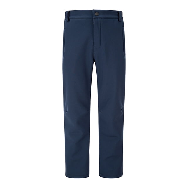 TIEVOSA Pantalons de Pluie Respirants pour Filles Pantalons de Randonnée pour Enfants Pantalons de Ski pour Garçons de 3-4 Ans (Marine)