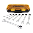 thumbnail image 1 of DEWALT Combination Ratcheting Wrench Set, 8-Piece SAE (DWMT74733), 1 of 3