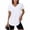 White, variant on Ytndtr Womens Dry-Fit Short Sleeve Top Workout Fitness Yoga Tee Side Split V Neck T Shirt