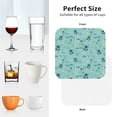 thumbnail image 6 of Naloa Hawaiian Style Coasters for Set of 4 - PU Leather Coasters, Coasters for Table Cup Tea Coffee Beer, Decorative for Kitchen Homedecor (Round), 6 of 6