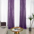 thumbnail image 3 of 28ft-2pcs Purple Sequin Backdrop Curtain Panels, Photography, 3 of 5