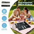 thumbnail image 2 of Chess Backgammon Board Game Travel Set Chess Board Set Strategy Board Game, 2 of 9