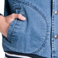 thumbnail image 4 of Chamarra Mezclilla Bomber Capitonada Hombre Oggi, 4 of 5