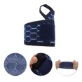 thumbnail image 3 of Unique Bargains 1 Pair Wrap-around Wristbands 14.96"x2.95" Wristbands for Sport Navy Blue, 3 of 6