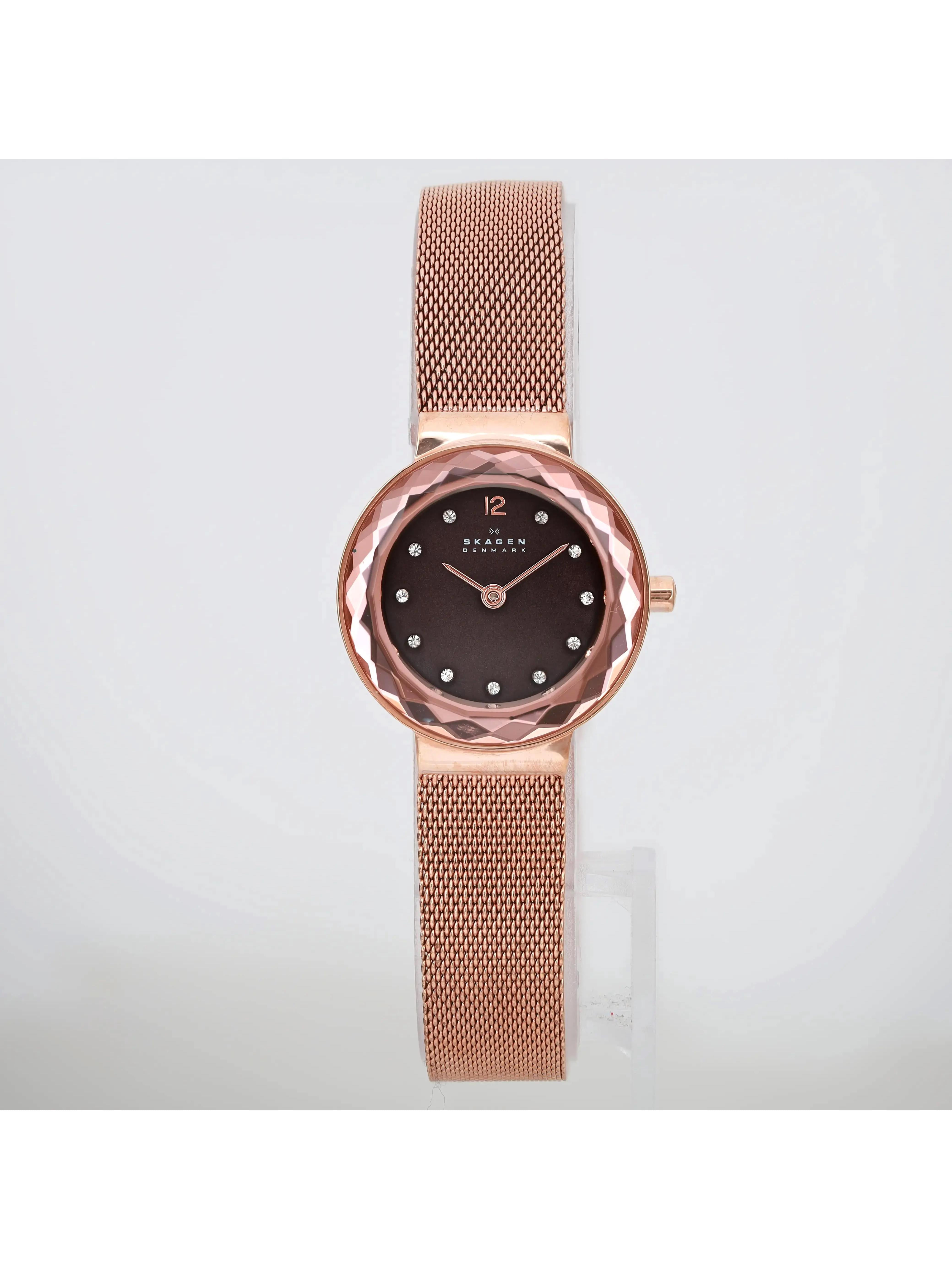 Skagen Women’s Leonora Stainless Steel Mesh Watch (SKW2004) SKAGEN DENMARK LEONORA SILVER DIAL STAINLESS STEEL... | Depop main image 4