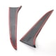 thumbnail image 3 of 2x Spoiler lateral automotriz Canard Splitter Reemplazo de trasera Ajuste para E84 2009-2015 Negro, 3 of 7