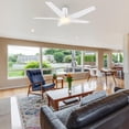 thumbnail image 6 of Carro Woodrow 52-inch Smart Ceiling Fan with Remote, Light Kit Included White, 6 of 7