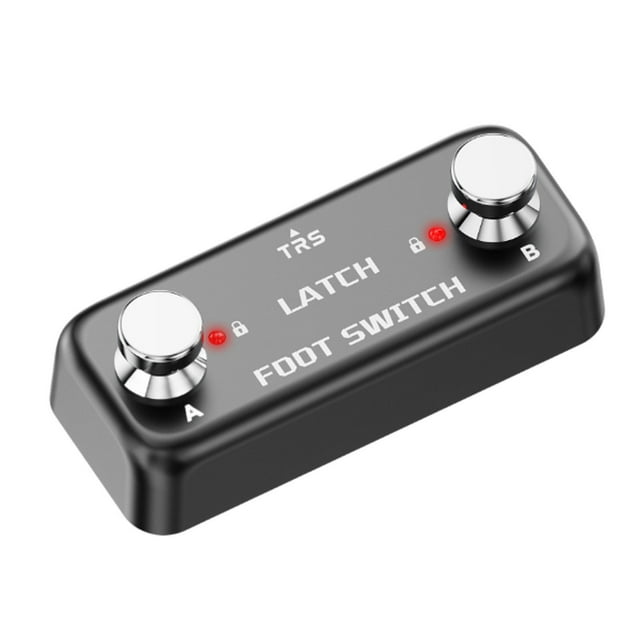 Interruptor de doble pie Pedal Controlador del pie del pie sin deslizamiento no resiste el interruptor de control de pedal instantáneo para la
