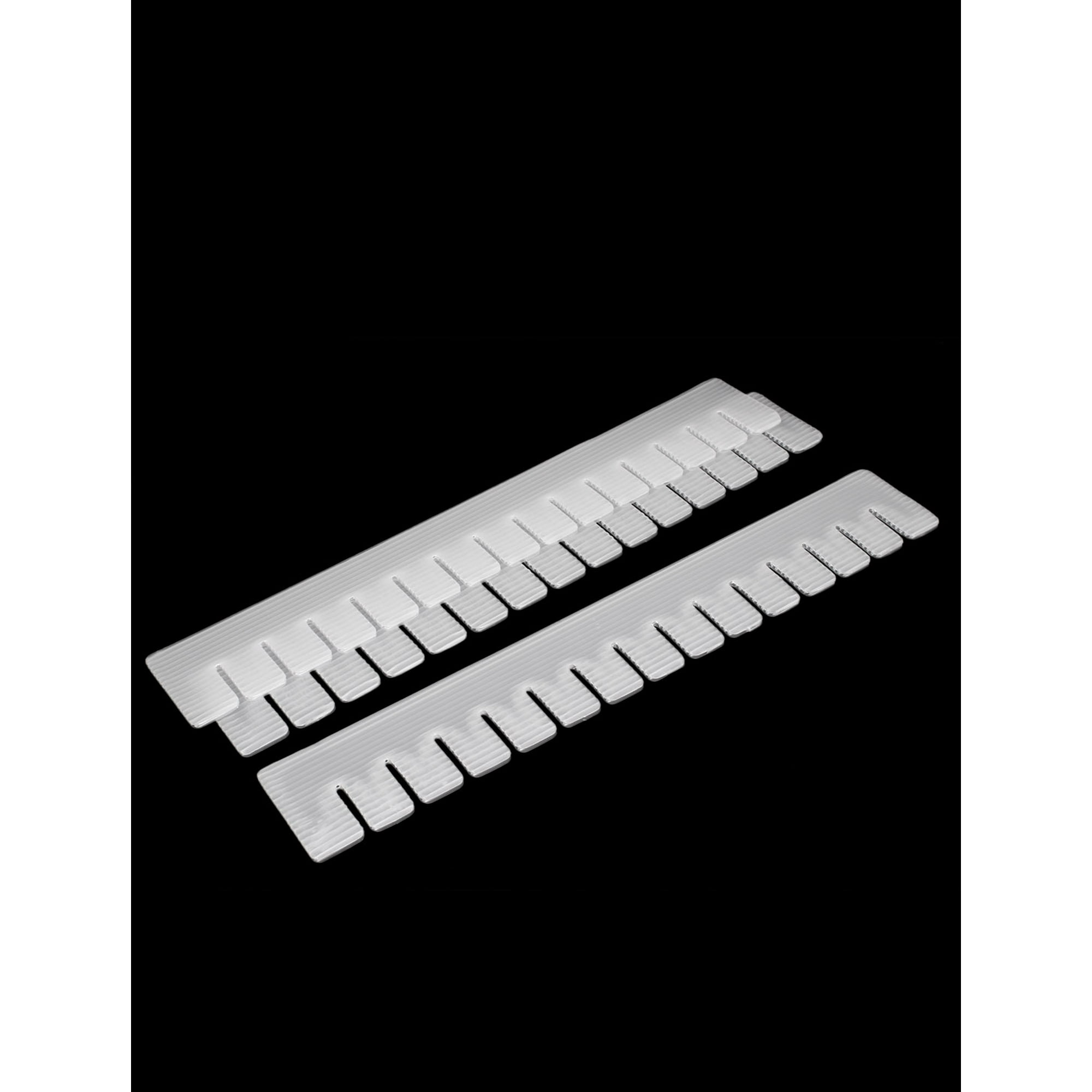 Lot De 3 Séparateurs De Tiroir Uxcell – 42x6.5cm Blancs, Range-placard Ajustable