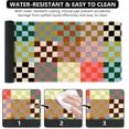 thumbnail image 4 of iCasso Checkered Desk Mat, Desk Matt for Desktop, Cute Desk Pad Mat, XXL Large Mouse Pad for Desk, Anti-Slip Big Mousepad with Stitched Edges, Keyboard Pad Mouse Mat for Computer (Retro Checkered), 4 of 6