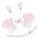 thumbnail image 2 of Disfraz de Gato, Cosplay Pajarita Cola Juguetes Orejas Sombreros Guantes para Disfraces Adultos Regalos Vestir Blanco Hugo Traje de juego de cosplay, 2 of 6