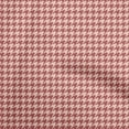 thumbnail image 1 of oneOone Cotton Poplin Twill Rust Brown Fabric Houndstooth Dress Material Fabric Print Fabric By The Yard 56 Inch Wide, 1 of 4