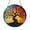 Acrylic 3.5 Inch, variant on Vibrant Mosaic Tree of Life Stained Glass Suncatcher, Decorative Window Hanging for Colorful Window Art and Spiritual Theme Home Decoration