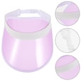 thumbnail image 2 of YUYUETIME Wide Brim Purple Sun Hat with Clear Visor for Summer Outdoor, 2 of 6