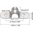 thumbnail image 2 of 50pcs 8mm U-Tube 304 Stainless Steel Hose Clamps Rigid Pipe Fastening Clamps for U Clamps for Pipe Fixing, 2 of 2