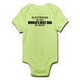 thumbnail image 1 of CafePress - World's Best Dad - Electrician Infant Bodysuit - Baby Light Bodysuit, 1 of 1