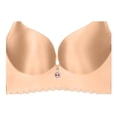 thumbnail image 4 of Wireless Bras for Women Seamless Jelly Push Up Support Bra Comfort Buttery Soft Yoga Bralette Smooth Lift Bra Beige XXL, 4 of 5