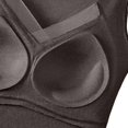 thumbnail image 6 of Siminsem Women's Wireless Vest Top with Built-in Bra Padded Camisole Sleeveless Base Layer Tank Bra Alternative No Bra Needed Cami for Layering, Coffee,L, 6 of 6