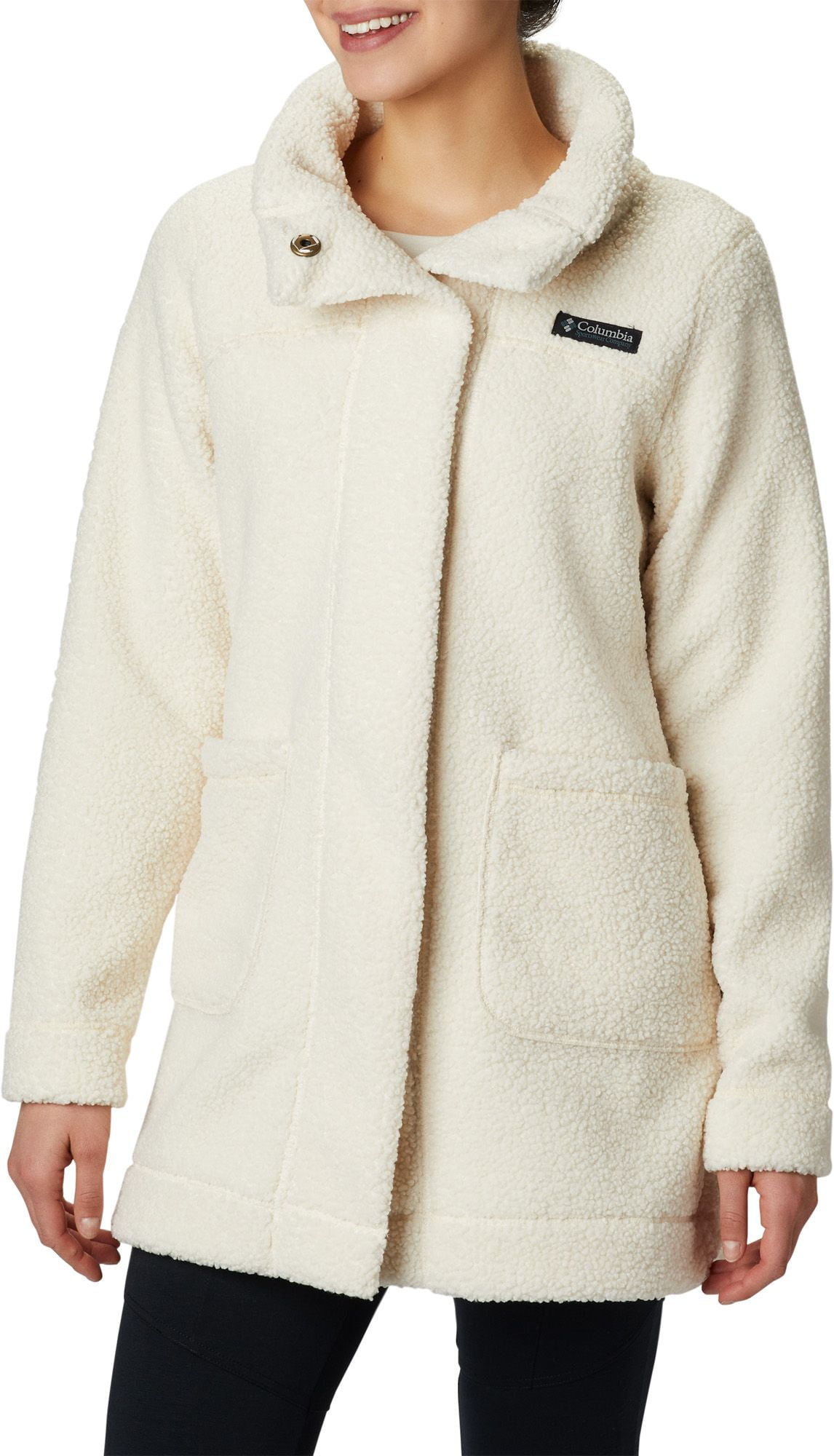long columbia fleece jacket