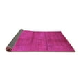 thumbnail image 2 of Ahgly Company Indoor Round Oriental Purple Industrial Area Rugs, 7' Round, 2 of 4
