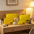 thumbnail image 4 of Travel Waterproof Storage Bags Multipurpose Packing Organizer Pouches For Toiletries Clothes Cosmetics Luggage Suitcase Yellow, 4 of 6