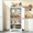 43"H-White, variant on Asofer 43" H Kitchen Pantry Storage Cabinet with Adjustable Shelves for Kitchen, Living Room,White