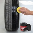 thumbnail image 4 of 100g Car Tire Polishing Paste, Tire Shine & Maintenance Wax, Portable Anti-Cracking Conditioner with Applicator Pad, Restores Gloss & Protects Rubber for Long-Lasting Shine & Tire Care, Red, 4 of 5