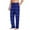 01-Blue, variant on Mens Plaid Pajama Pants Lightweight Lounge Loose Sleepwear Elastic Waist Drawstring Soft Loungewear Pant with Pockets Gold XL