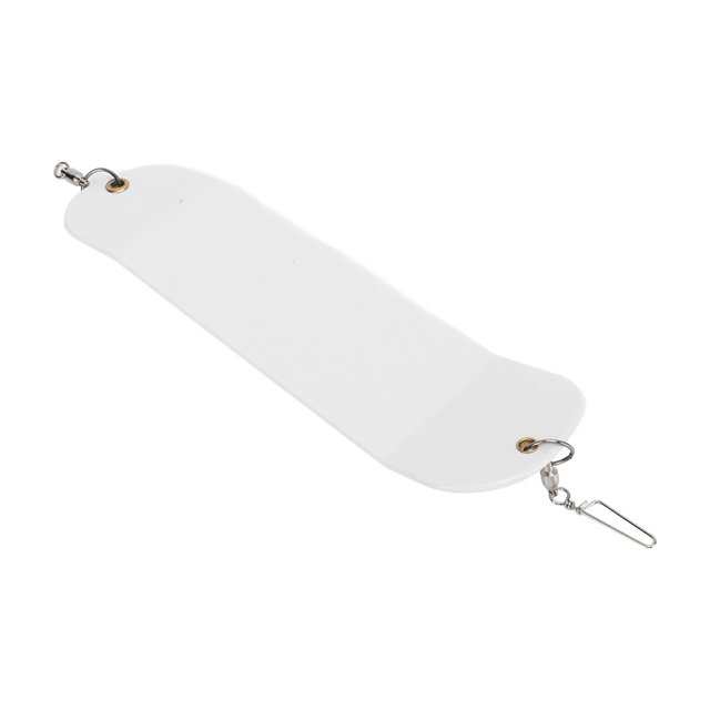 Fishing Tackles, Swimming Motion Fishing Flasher for River Electroplating Color,White