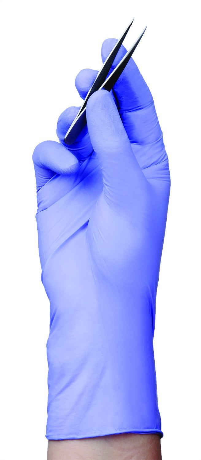 Cardinal Health Flexal Nitrile Medical Exam Gloves, Powder-Free, Non-Sterile, Blue, Size Large | Box of 200
