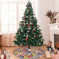 thumbnail image 7 of Rateoe Beach Life Print Christmas Tree Skirt 36" for Xmas Holiday New Year Party Circle Tree Mat Ornaments Decoration, 7 of 7