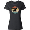 thumbnail image 3 of Inktastic Airplane Pilot Vintage Sunset Women's T-Shirt, 3 of 5