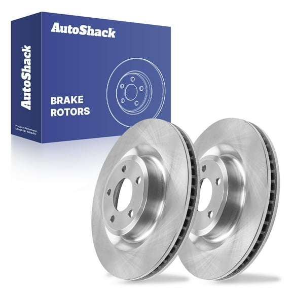 AutoShack Rear Vented Brake Rotors 2-PC Set Replacement for 2020-2025 Ford Explorer 2020-2025 Lincoln Aviator 2020-2025 Ford Police Interceptor Utility 13.78" (350 mm)