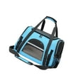 thumbnail image 1 of Sac de Transport pour Petit Chien Chat Sac de Transport Confort Doux Bleu, 1 of 9